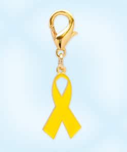 Yellow, Ribbon, Zipper Pull