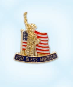 America, Flag, Pin, USA, Patriotic, Statue of Liberty