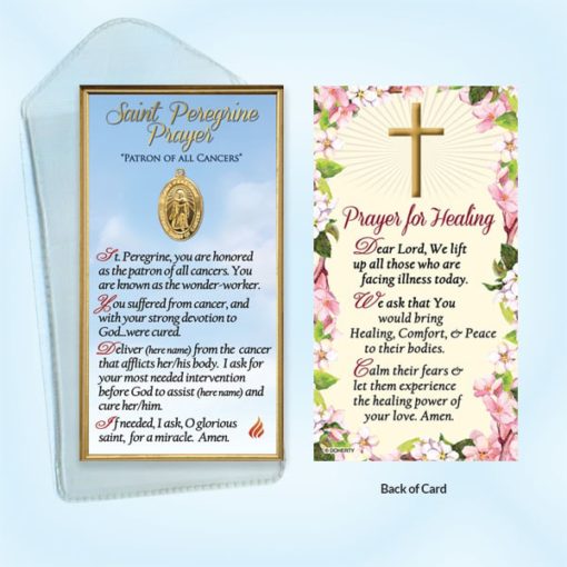 Saint, St Peregrine, Prayer, Prayer Card, Catholic, English, Patron Saint