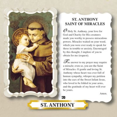 St. Anthony Prayer Card – Jadoherty