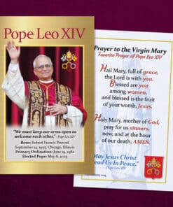Pope Leo XIV Prayer Cards